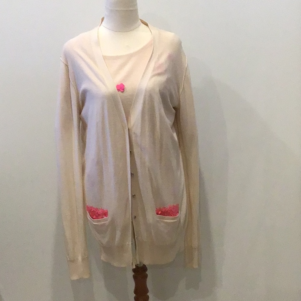 Sonia by Sonia Rykiel top and cardigan suit size 12-14 - Picture 1 of 9